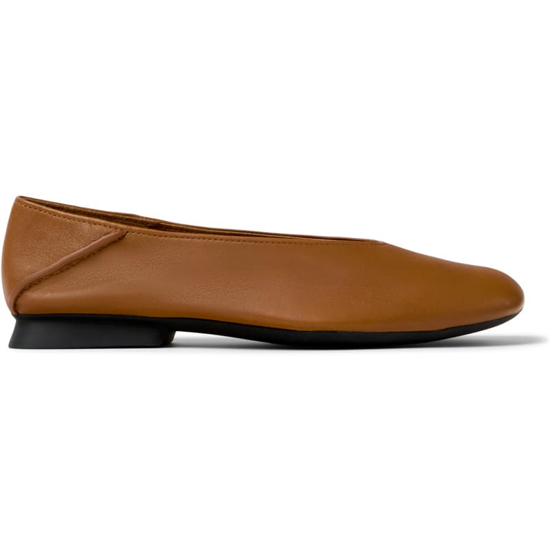 CAMPER Casi Myra - Ballerines pour Femme - Marron, taille 39, Cuir lisse