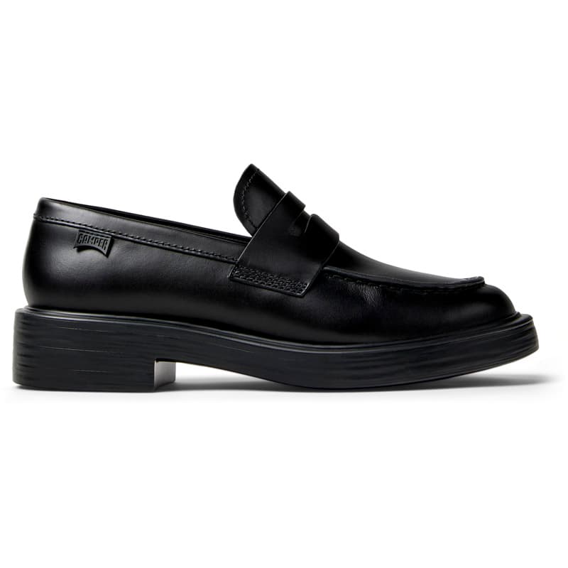 CAMPER Dean - Mocassins pour Femme - Noir, taille 37, Cuir lisse