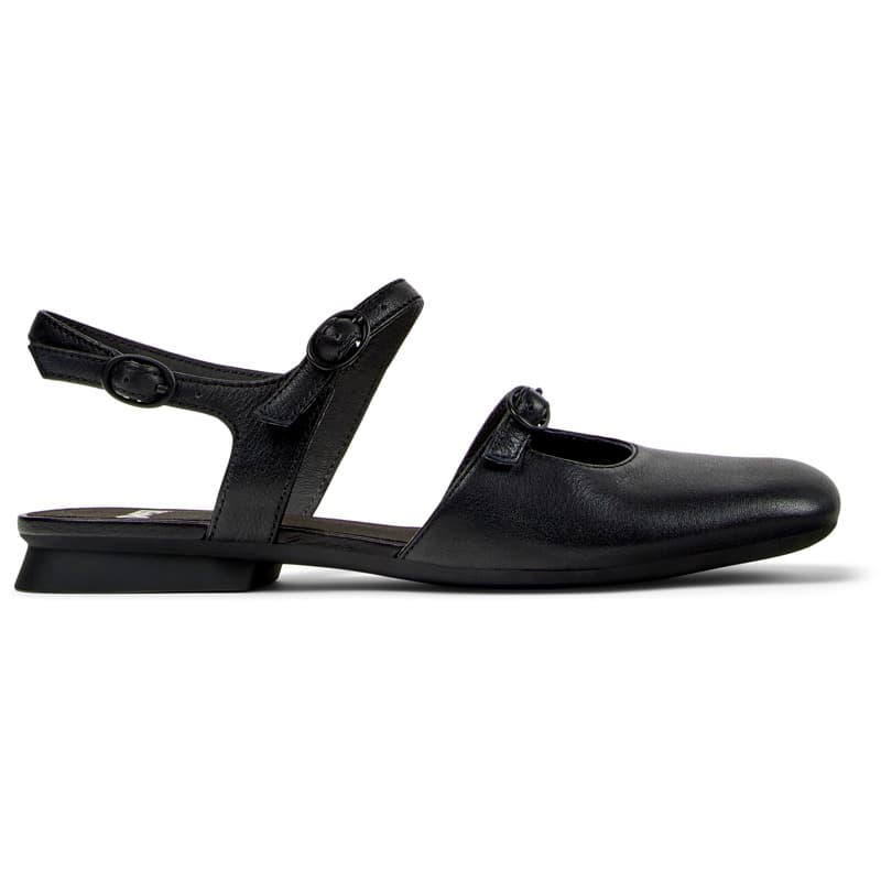 CAMPER Casi Myra - Ballerines pour Femme - Noir, taille 38, Cuir lisse