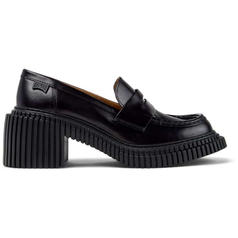 CAMPER Pix London - Chaussures habillées pour Femme - Noir, taille 40, Cuir lisse