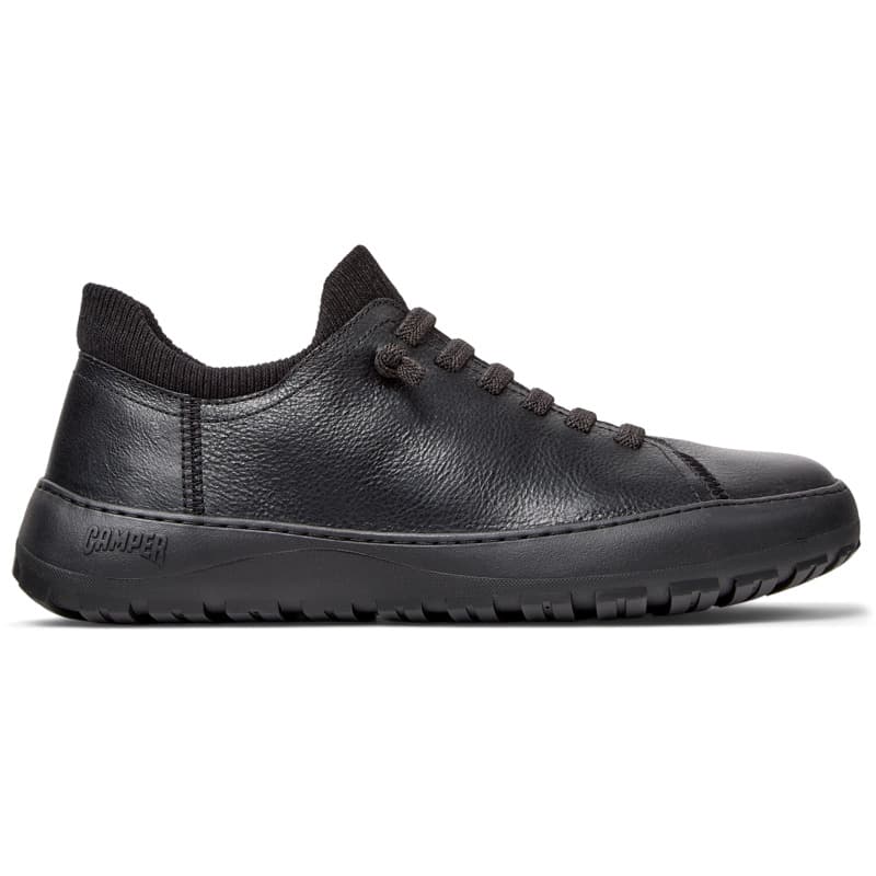 CAMPER Peu Serra - Chaussures casual pour Femme - Noir, taille 39, Cuir lisse/Tissu en coton