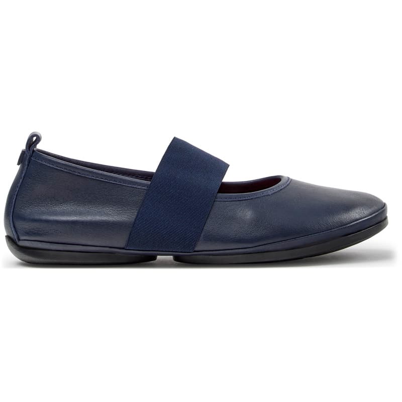 CAMPER Right Nina - Ballerines pour Femme - Bleu, taille 38, Cuir lisse