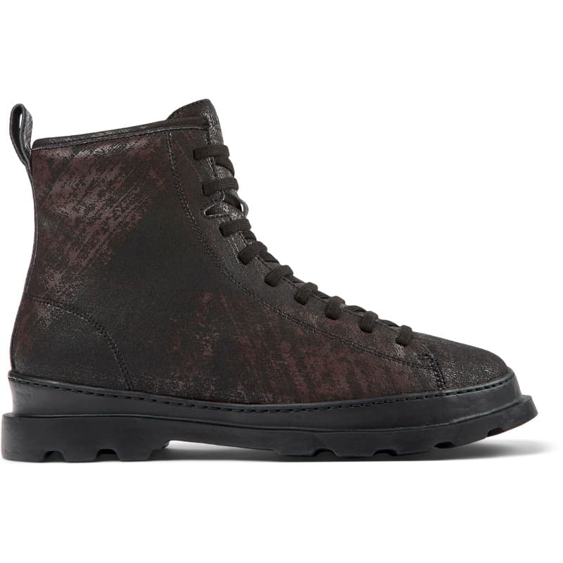 CAMPER Brutus - Bottines pour Homme - Noir,Marron, taille 43, Cuir velours