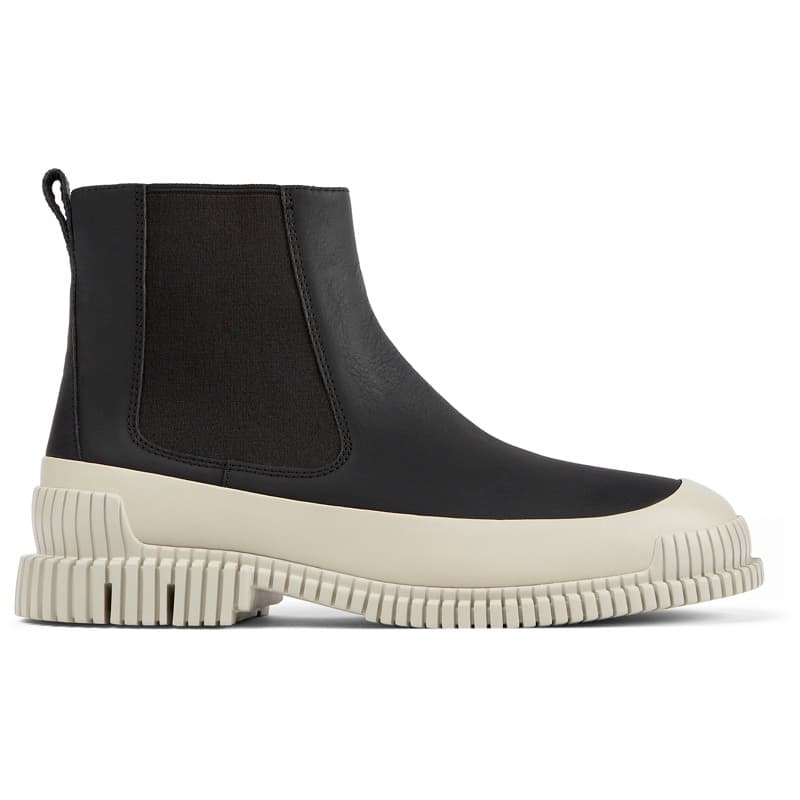 CAMPER Pix - Bottines pour Homme - Noir,Gris, taille 43, Cuir lisse