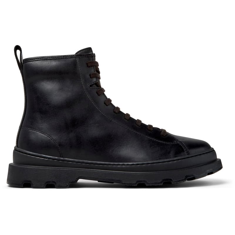 CAMPER Brutus+ - Bottines pour Homme - Noir, taille 46, Cuir lisse