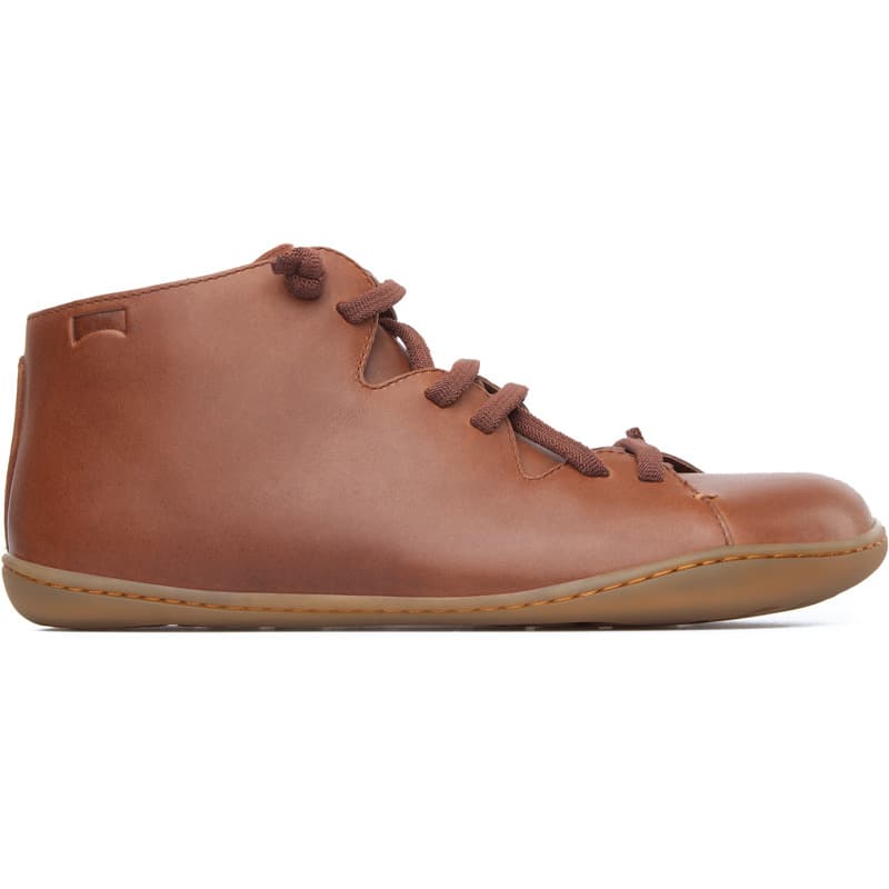 CAMPER Peu - Bottines pour Femme - Marron, taille 35, Cuir lisse