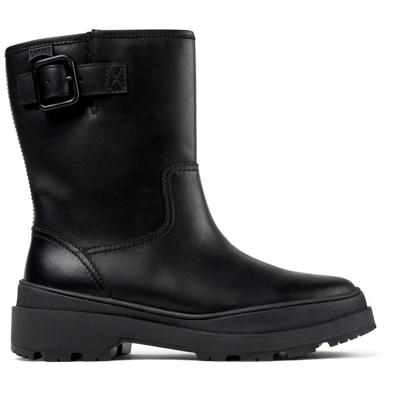 CAMPER Brutus Trek - Bottes pour Femme - Noir, taille 36, Cuir lisse