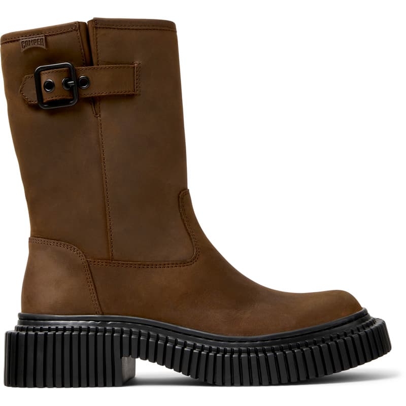 CAMPER Pix Berlin - Bottines pour Femme - Marron, taille 38, Cuir velours
