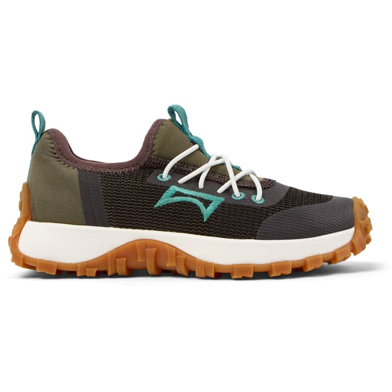 CAMPER Drift Trail - Baskets pour Filles - Gris,Vert,Marron, taille 30, Tissu en coton