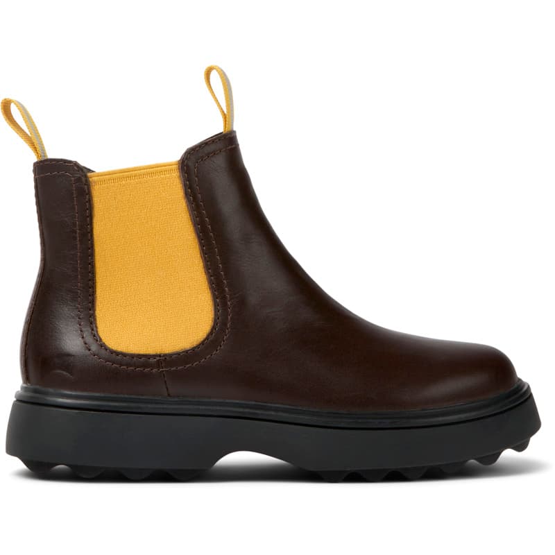 CAMPER Norte - Bottes pour Filles - Marron, taille 28, Cuir lisse