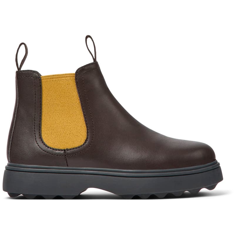 CAMPER Norte - Bottes pour Filles - Marron, taille 28, Cuir lisse