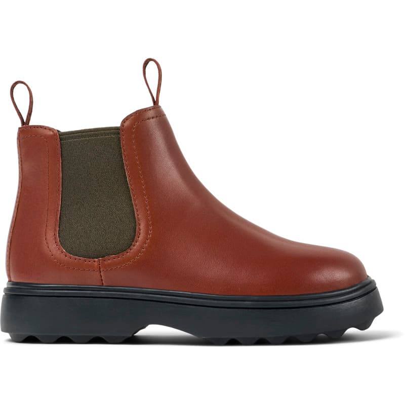 CAMPER Norte - Bottes pour Filles - Rouge, taille 33, Cuir lisse
