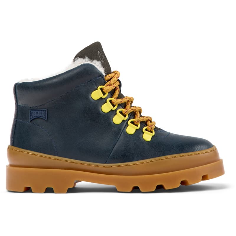 CAMPER Brutus - Bottes pour Filles - Bleu, taille 28, Cuir lisse