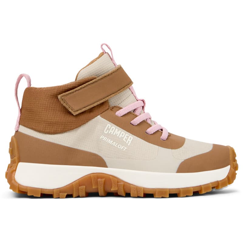 CAMPER Drift Trail - Bottes pour Filles - Beige,Marron,Blanc, taille 37, Tissu en coton