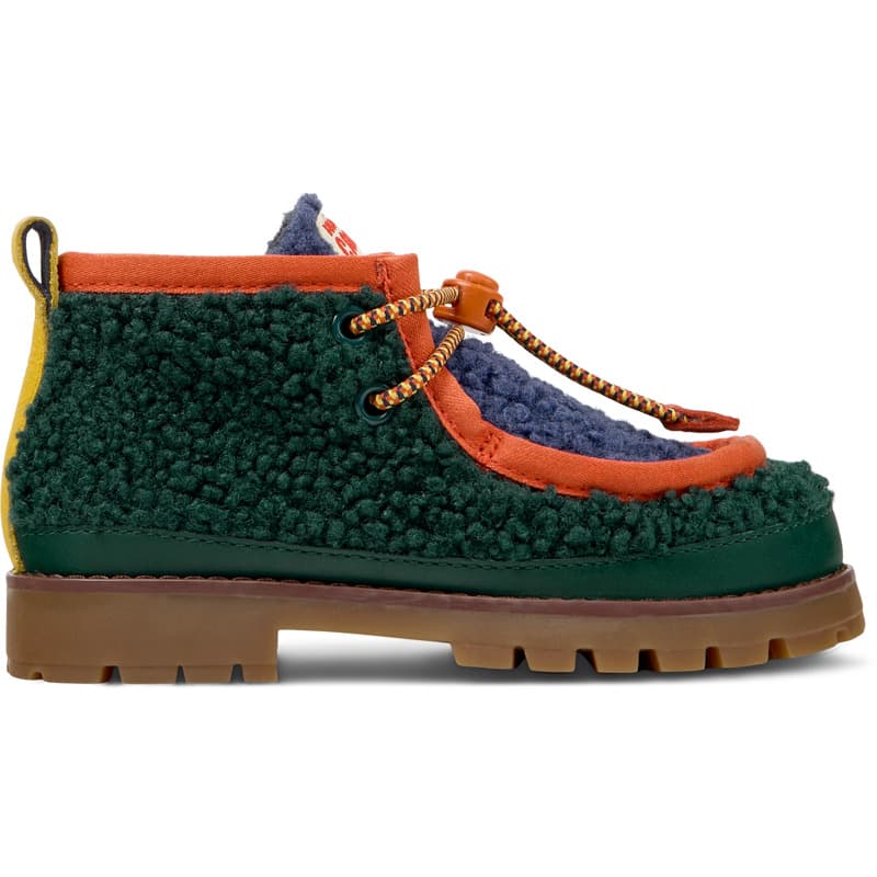 CAMPER Bobo Choses x Camper - Bottes pour Filles - Vert,Bleu,Jaune, taille 32, Tissu en coton/Cuir lisse