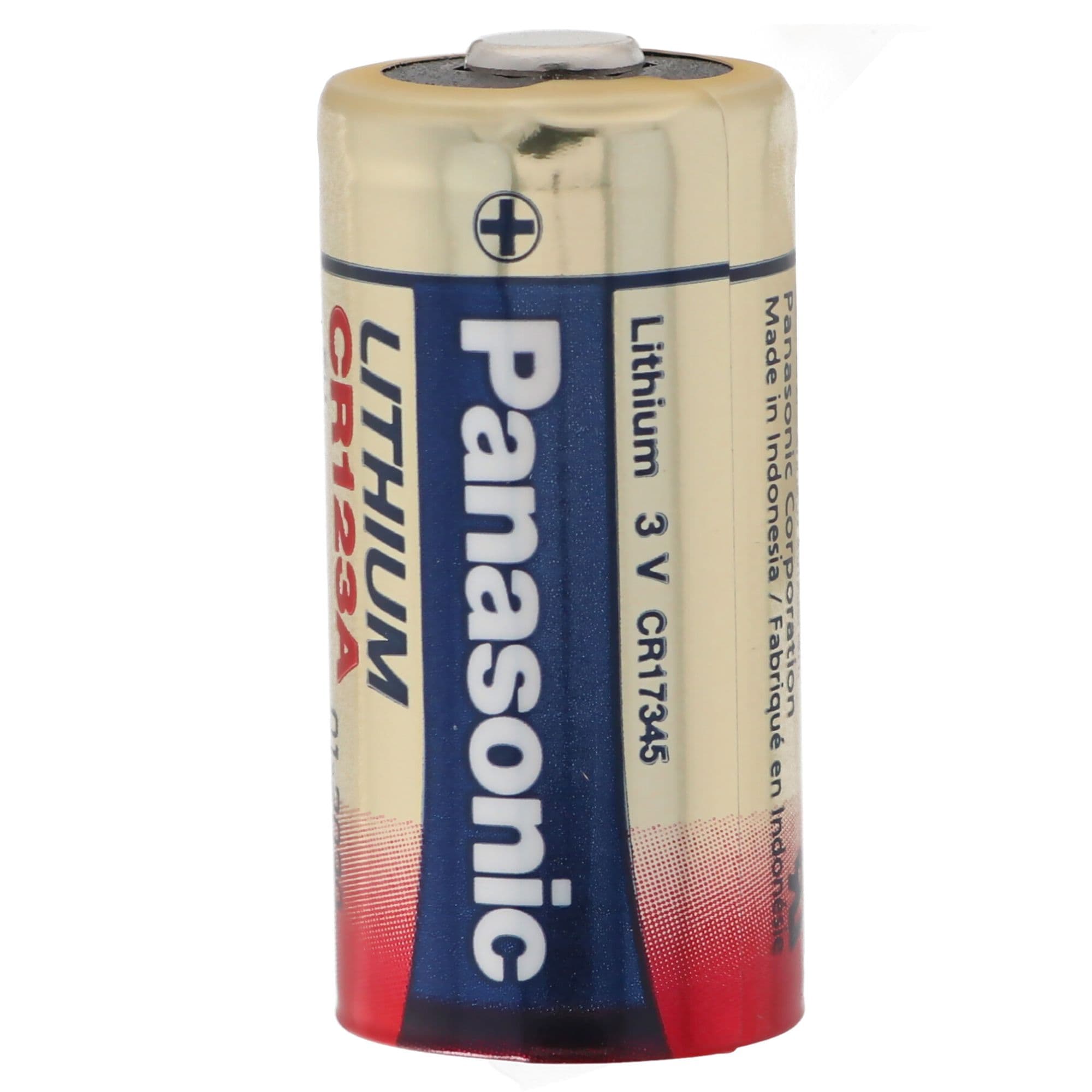 18 stuks CR123A Panasonic batterij Foto Lithium CR123 A bijv. Voor bewakingscamera Arlo
