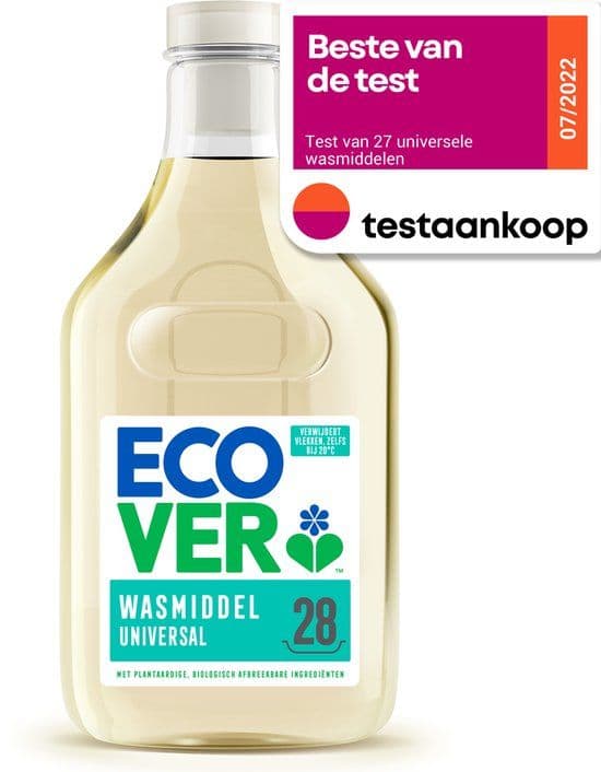 Ecover Wasmiddel Universeel 1,43L - 31 Wasbeurten - Milieuvriendelijk - Bloemig geur