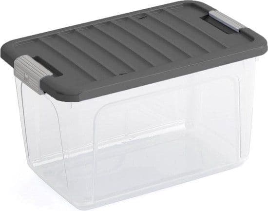 KIS W Opbergbox S - Opbergbox met deksel - 15L - 37,5x25x23cm