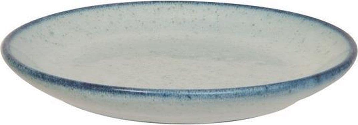 Pt Ontbijtbord Craft - Terracotta - Ø 21.5 cm - Lichtblauw