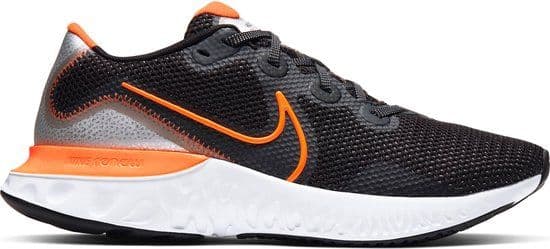 Nike Renew Run - Heren Sportschoenen - Hardlopen - Black/Total Orange-Particle Grey - Maat 44