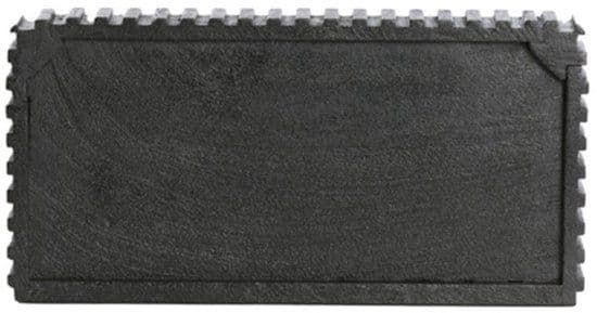 Light & Living Gatura - Wandplank - Mangohout 40 cm - Zwart