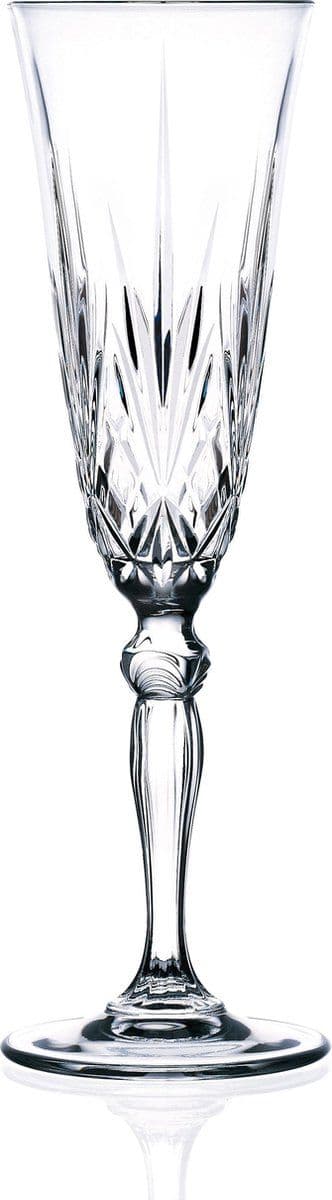 RCR Melodia - Champagne flutes - 16 cl - Set van 6 (6 stuks)