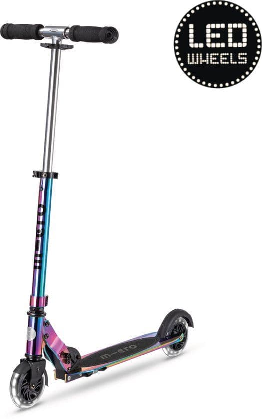 Micro Sprite - 2-wiel vouwstep - LED wielen - Neochrome