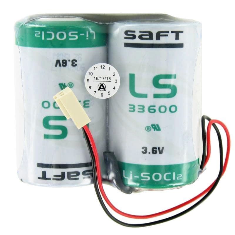 Saft F1x2 LS 33600 met Futaba-stekker en kabel