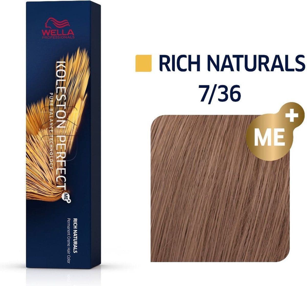 Wella Koleston Perfect ME+ - Haarverf - 60ml - 7/36 Rich Naturals