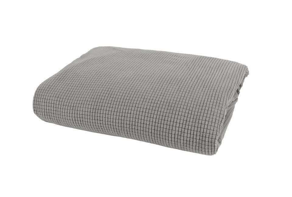 Home Comfort Zachte Stretch Zetelbeschermer - 2-zits - Bescherming tegen vuil en slijtage - Lichtgrijs