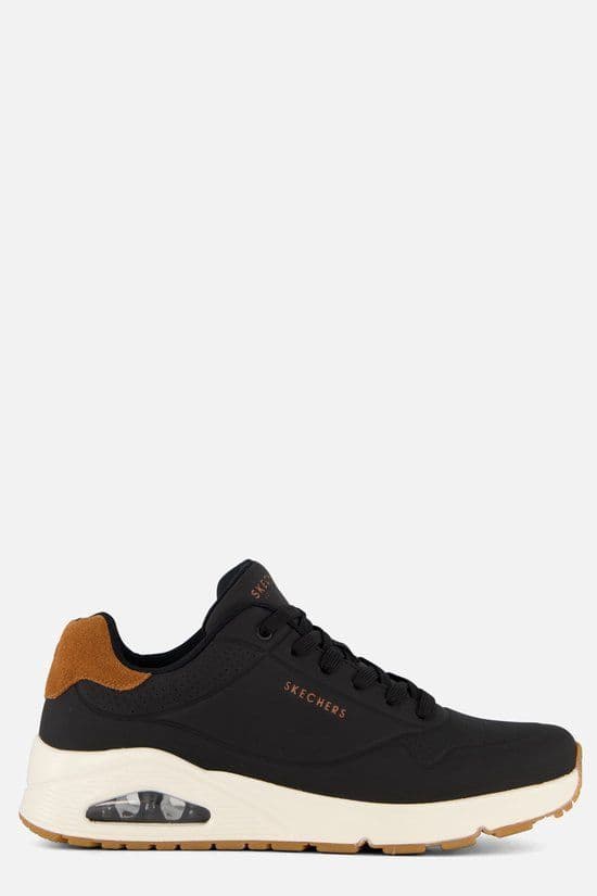 Skechers Uno Suited On Air - Heren Sneakers - Luchtgedempt - Zwart