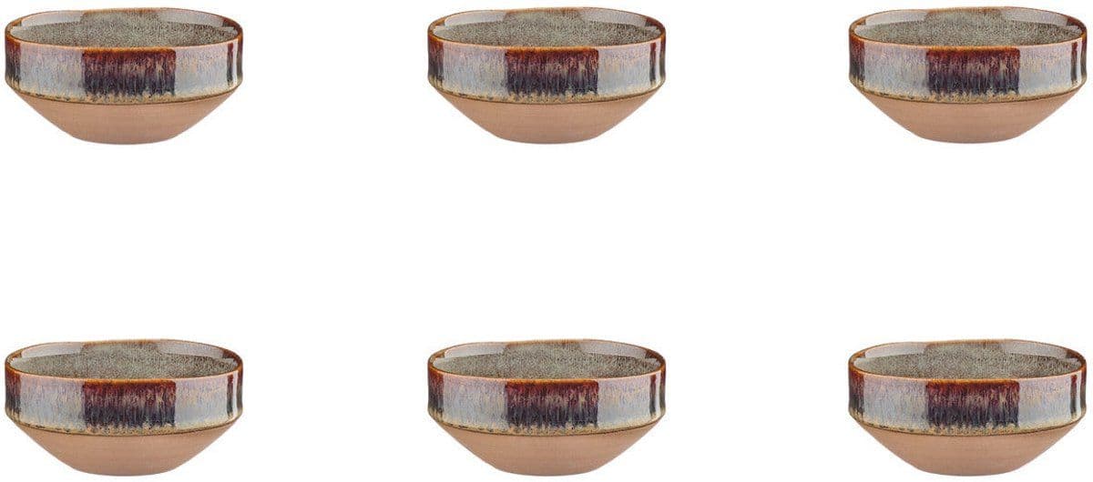 GENESIS kom - rond - Ø11cm - basalt (6 stuks)