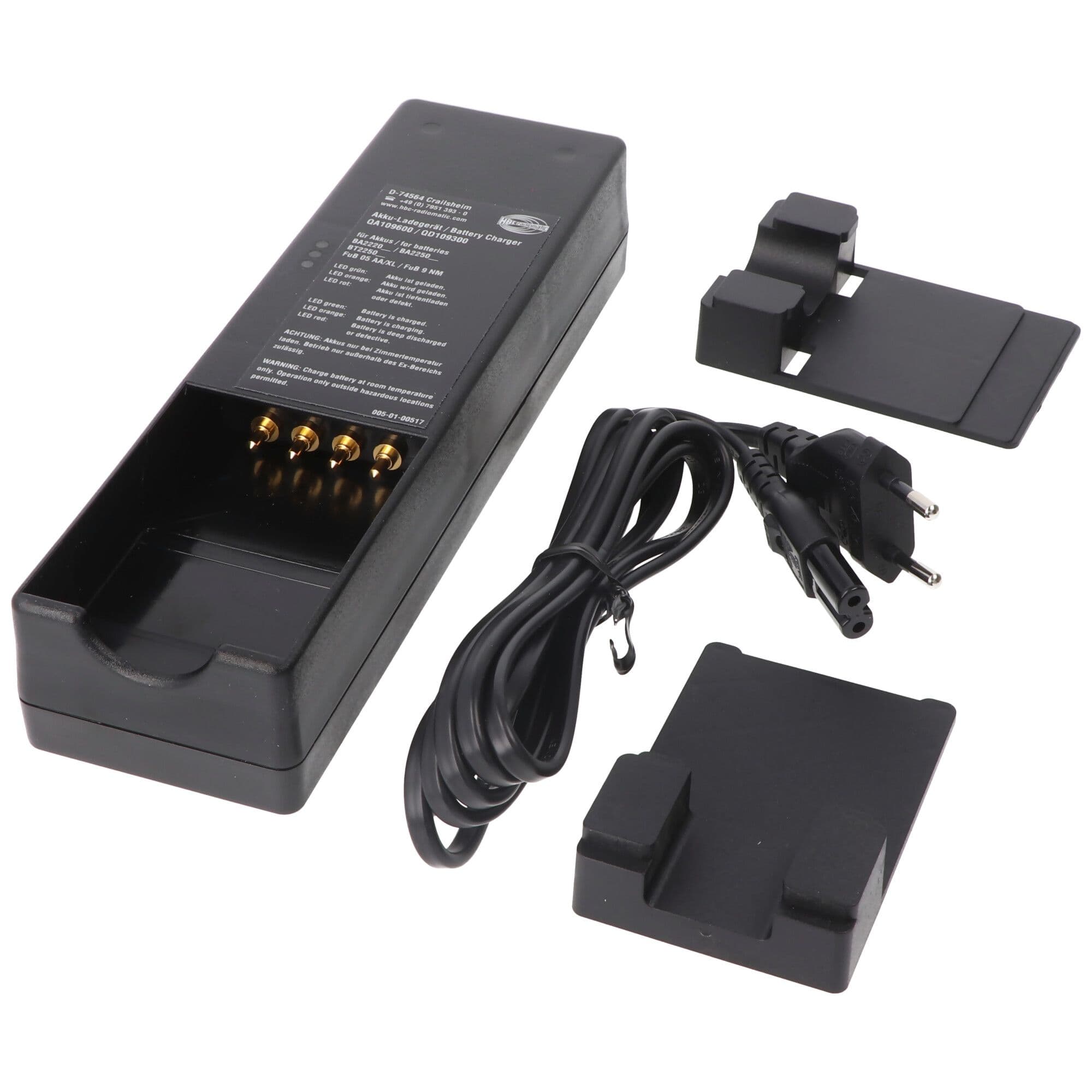 Originele oplader HBC QA109600 geschikt voor HBC FUB03, FUB05, FUB9NM