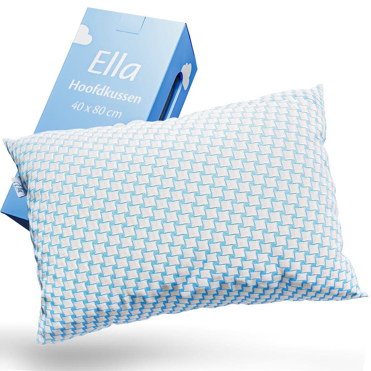 Ella Hoofdkussen - 40 x 80 cm - Traagschuim - Ergonomisch - Bamboe