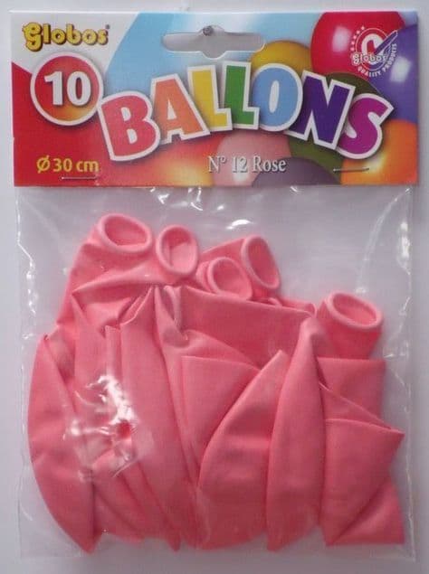Roze Ballonnen 30cm 10 stuks