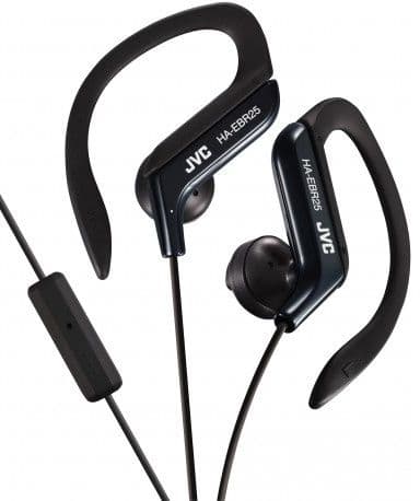 JVC HA-EBR25 - In-ear sporthoofdtelefoon - 1-knops afstandsbediening - Zwart
