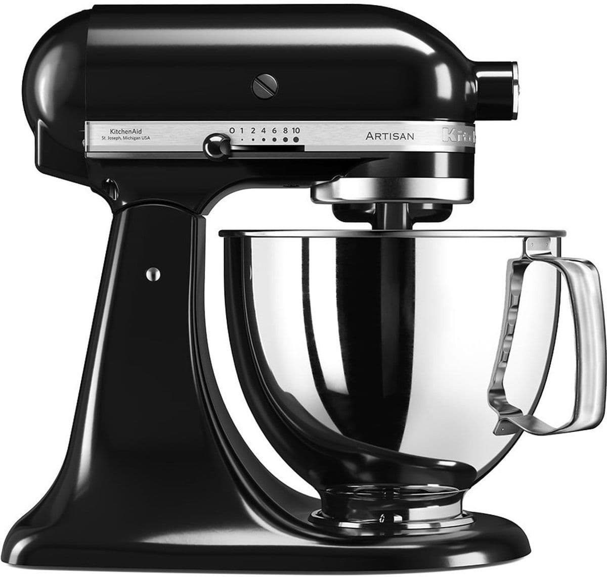KitchenAid Artisan 5KSM125 - Keukenrobot - 4,8L - 300W - Onyx Zwart