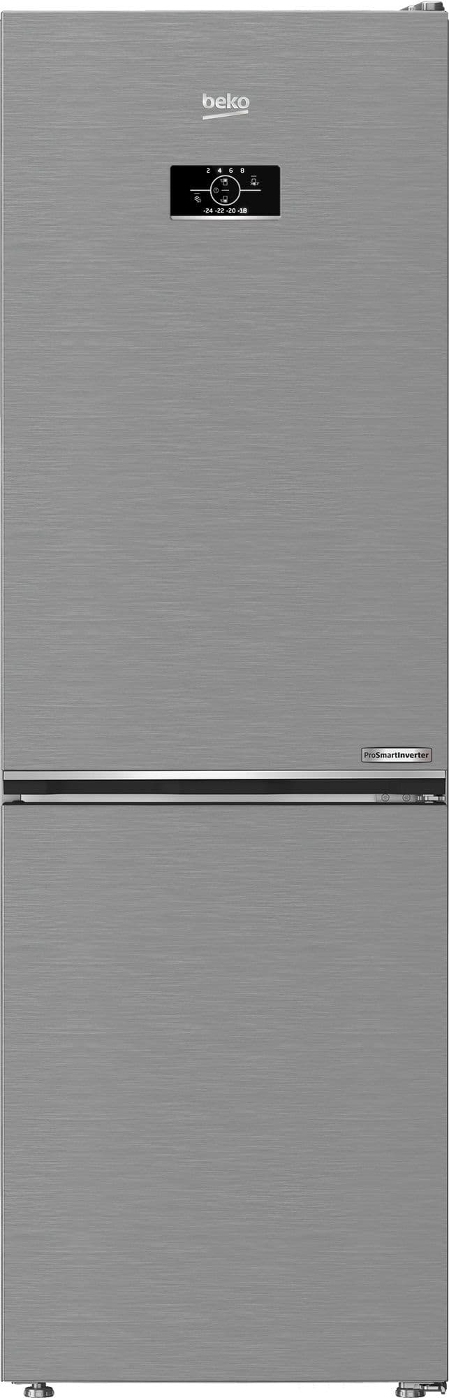 BEKO B5RCNE365HXB - Vrijstaande Koelkast - 365 liter - Fluisterstil - 60 cm breed - 186 cm hoog