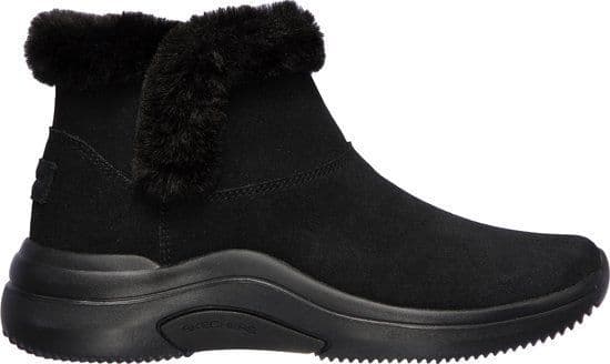 Skechers On-The-Go Midtown - So Plush Dames Sneakers - Air-Cooled Goga Mat® - Zwart (37)