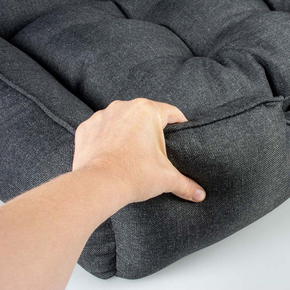 Duvo+ Duratex - Hondenbed - XL 120x80x25cm - Donkergrijs