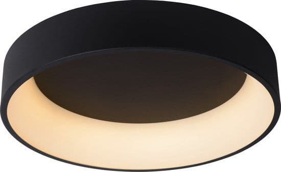 Lucide TALOWE LED - Plafonnière - Dimbaar 1x42W 3000K - Ø 60 cm - Zwart