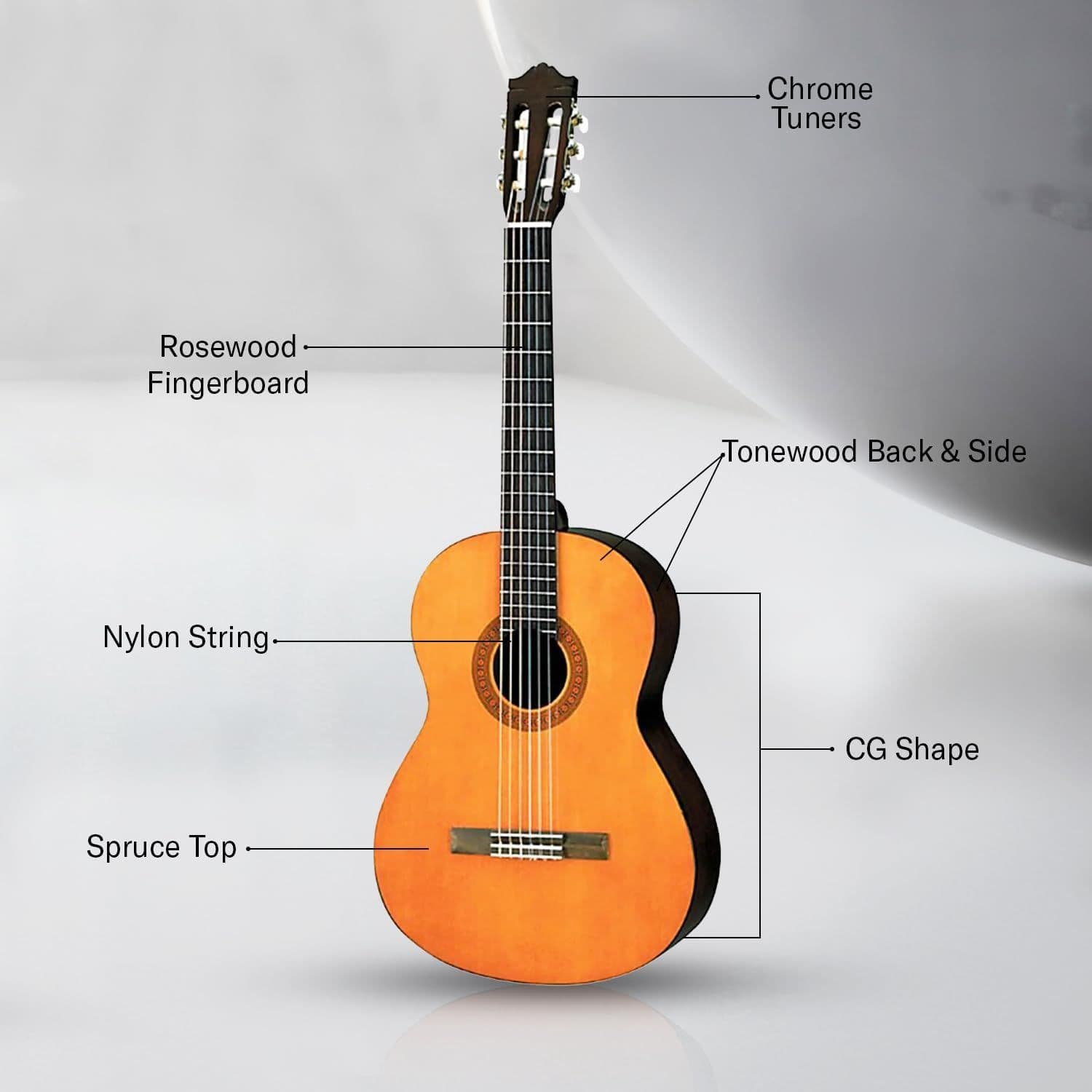 Yamaha C40 NT - 4/4 Klassieke Gitaar - Natuurlijke Houtafwerking