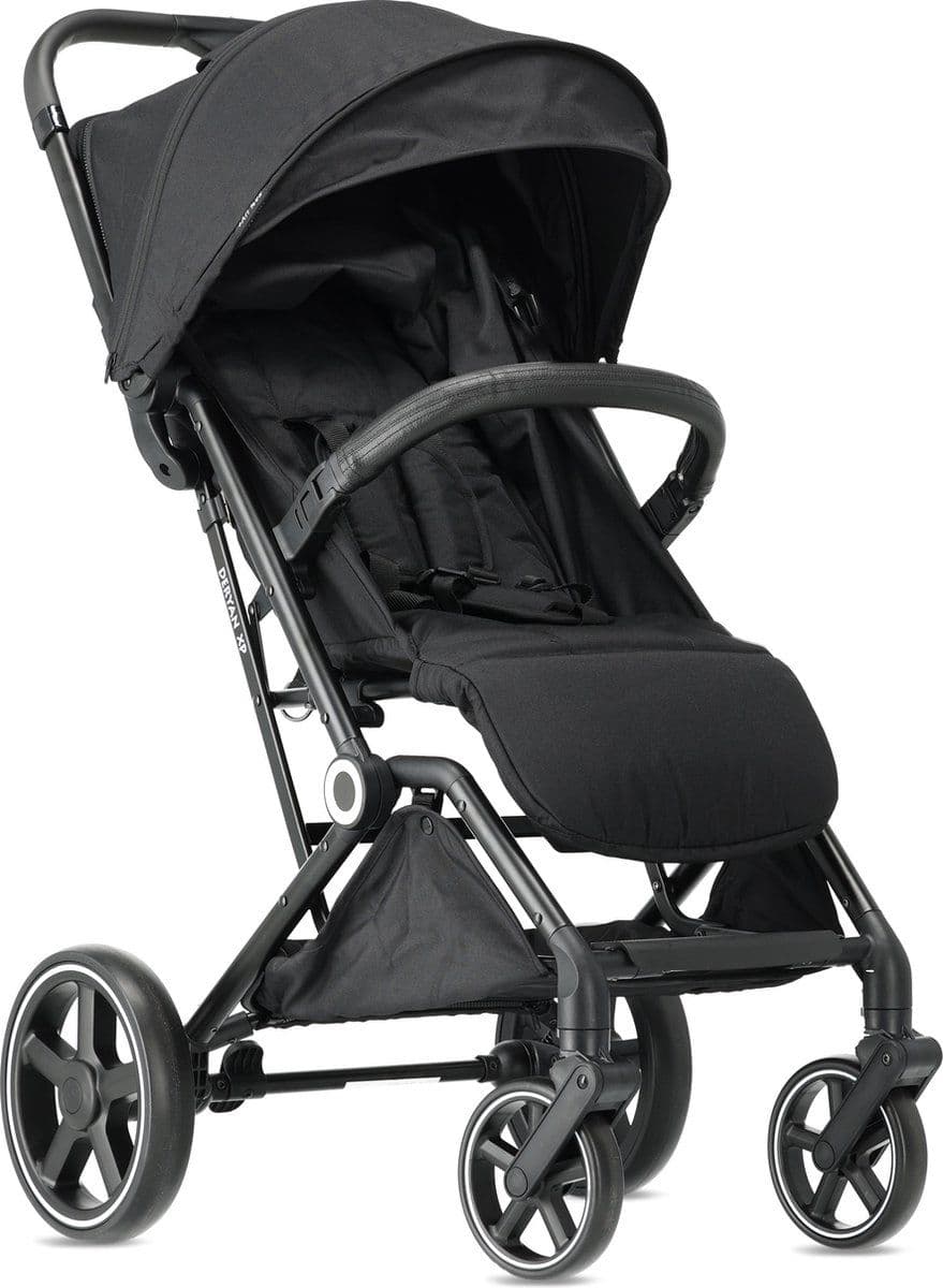 Deryan Luxe XP Buggy XL - Compact lichtgewicht - Veiligheidsharnas - Zwart