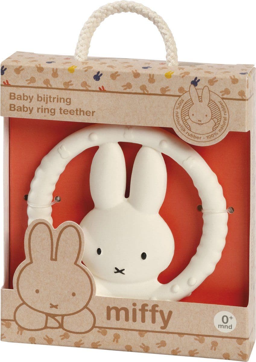 Nijntje bijtring natuurlijk rubber - kraamcadeau baby - Bambolino Toys