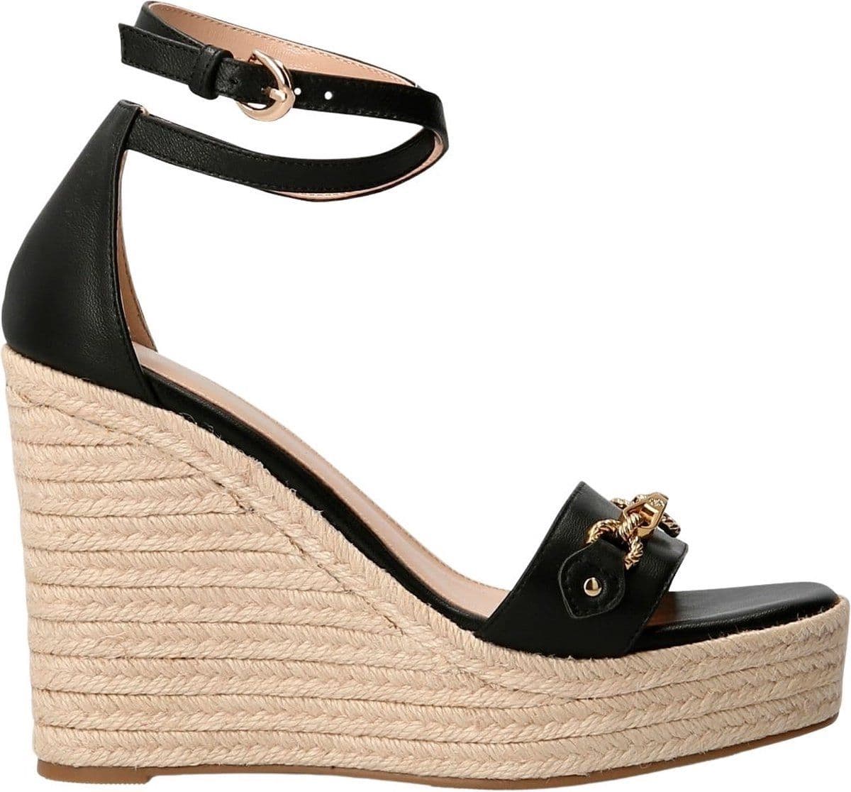 Guess Wendy - Sleehakken - Gouden details - Zwart