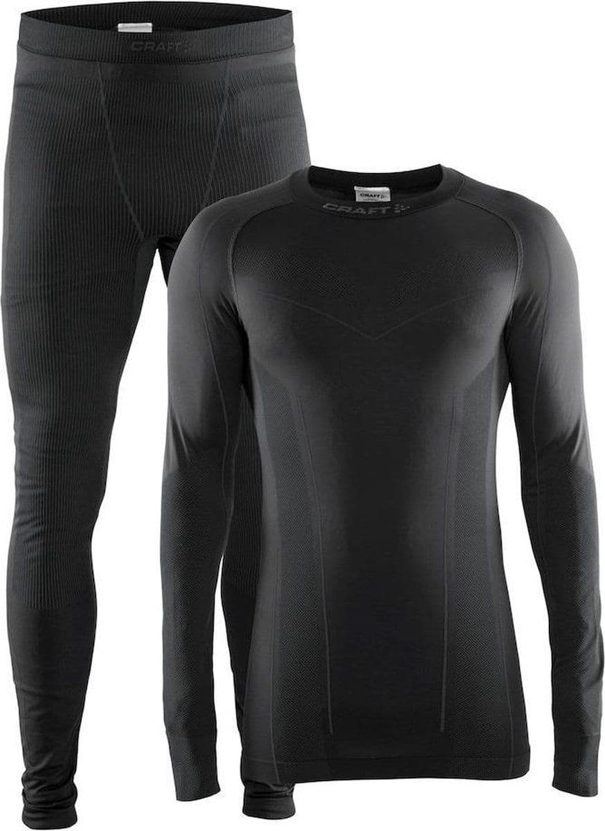 Craft Seamless Zone - Thermoset - Baselayer - Zacht en comfortabel - BLACK
