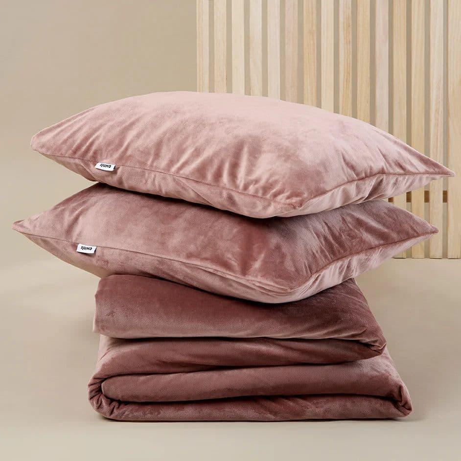 Sjumo Silky Smooth - Dekbedovertrek - 260x220 cm - Blush Pink Katoen-Satijn (2 stuks)