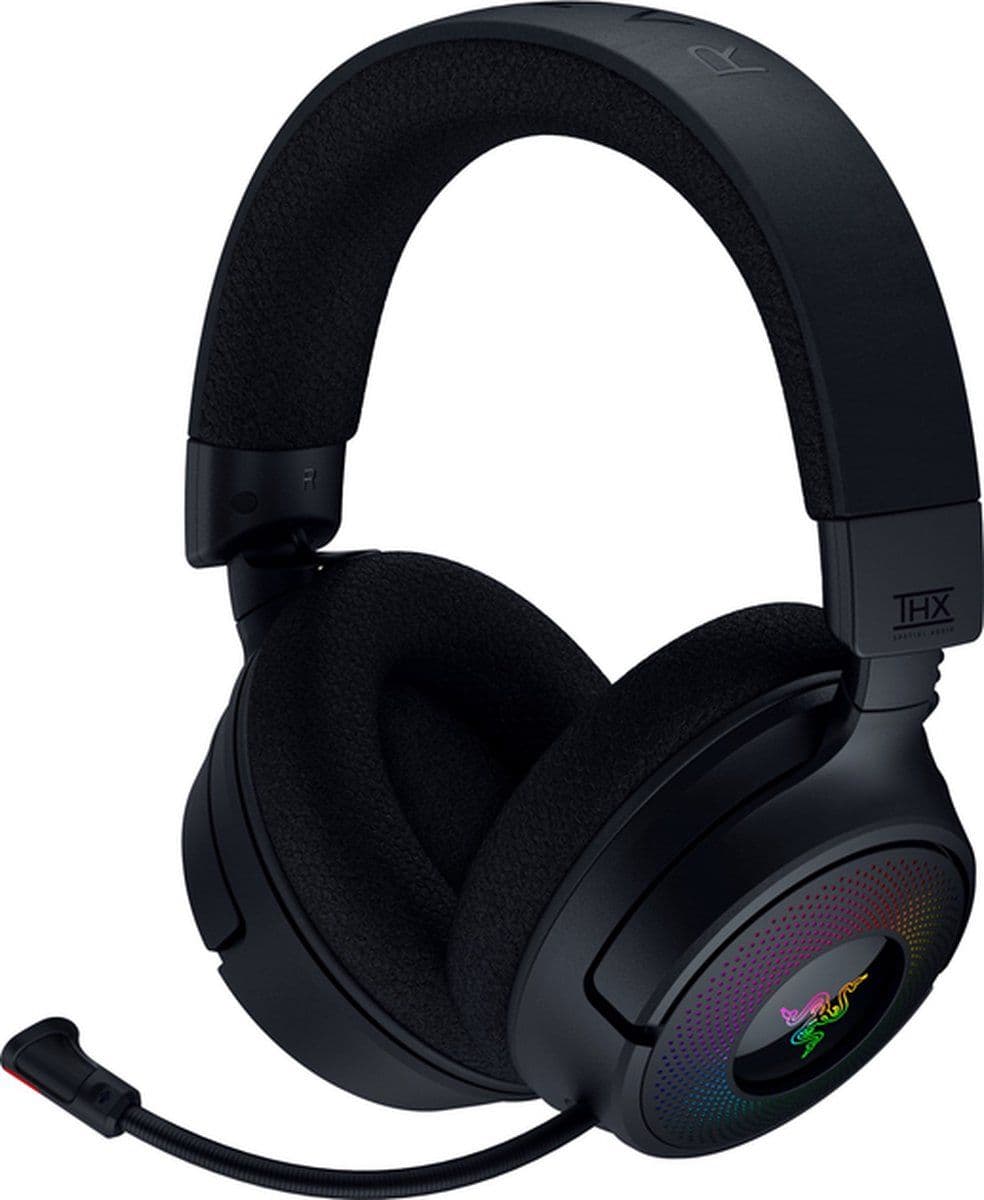 Razer Kraken V4 - Draadloze Gamingheadset - Razer Chroma™ RGB - Groen Zwart