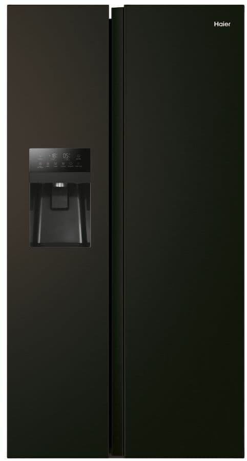 Haier HSR5918DIPB - Amerikaanse koelkast - Total No Frost - Zwart