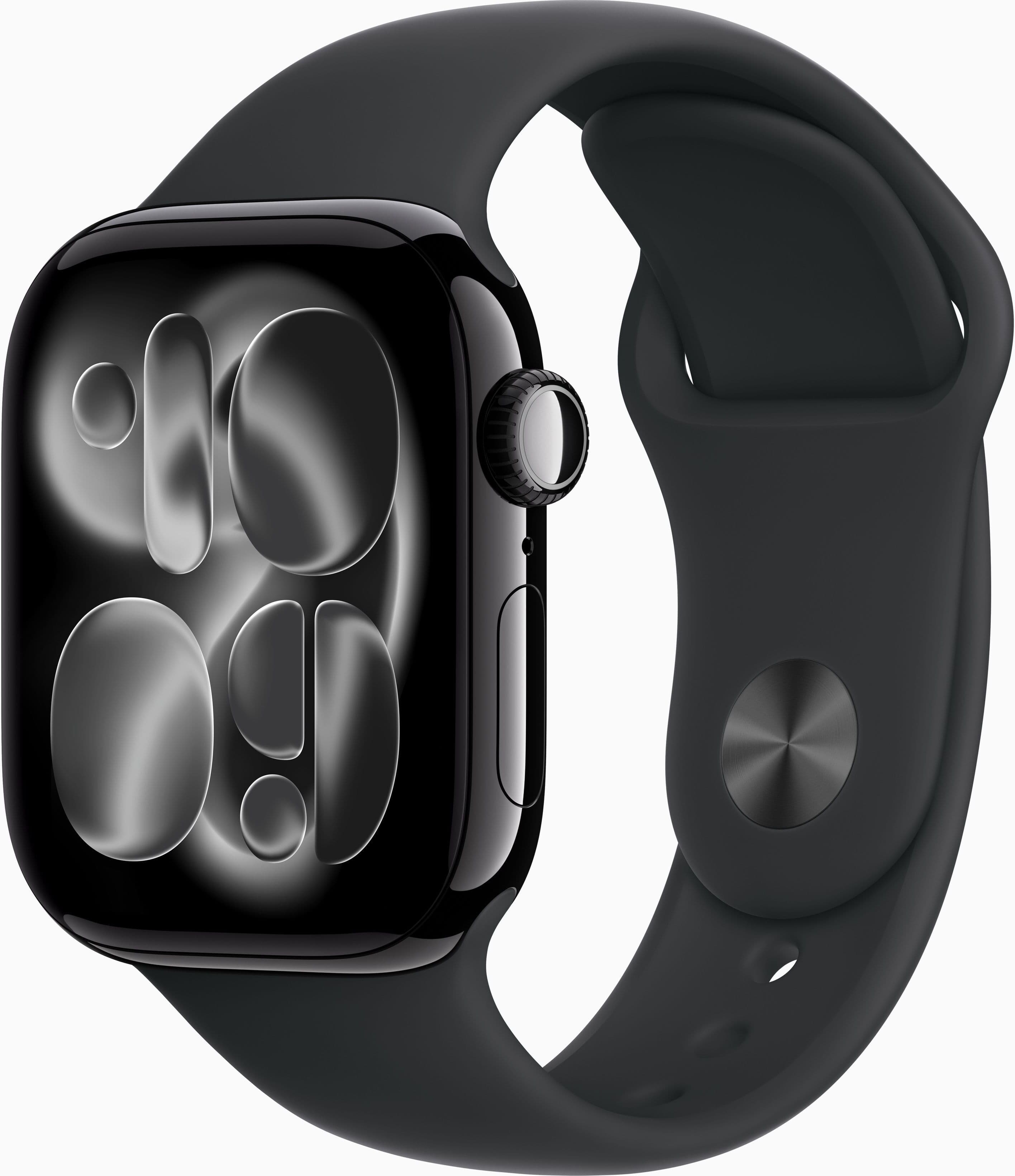 Apple Watch Series 11 - Smartwatch - GPS - 42mm - Aluminium - Sportbandje S/M - Zwart